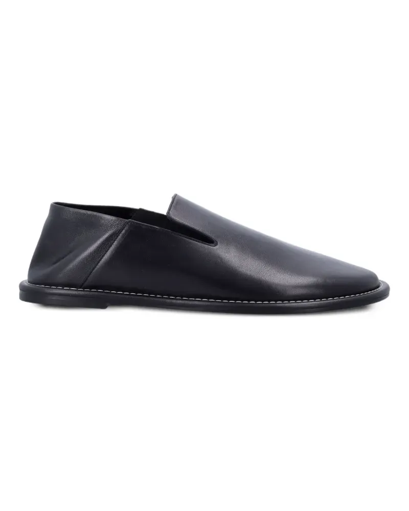 AMI Paris topstitched loafers - Schwarz Schwarz