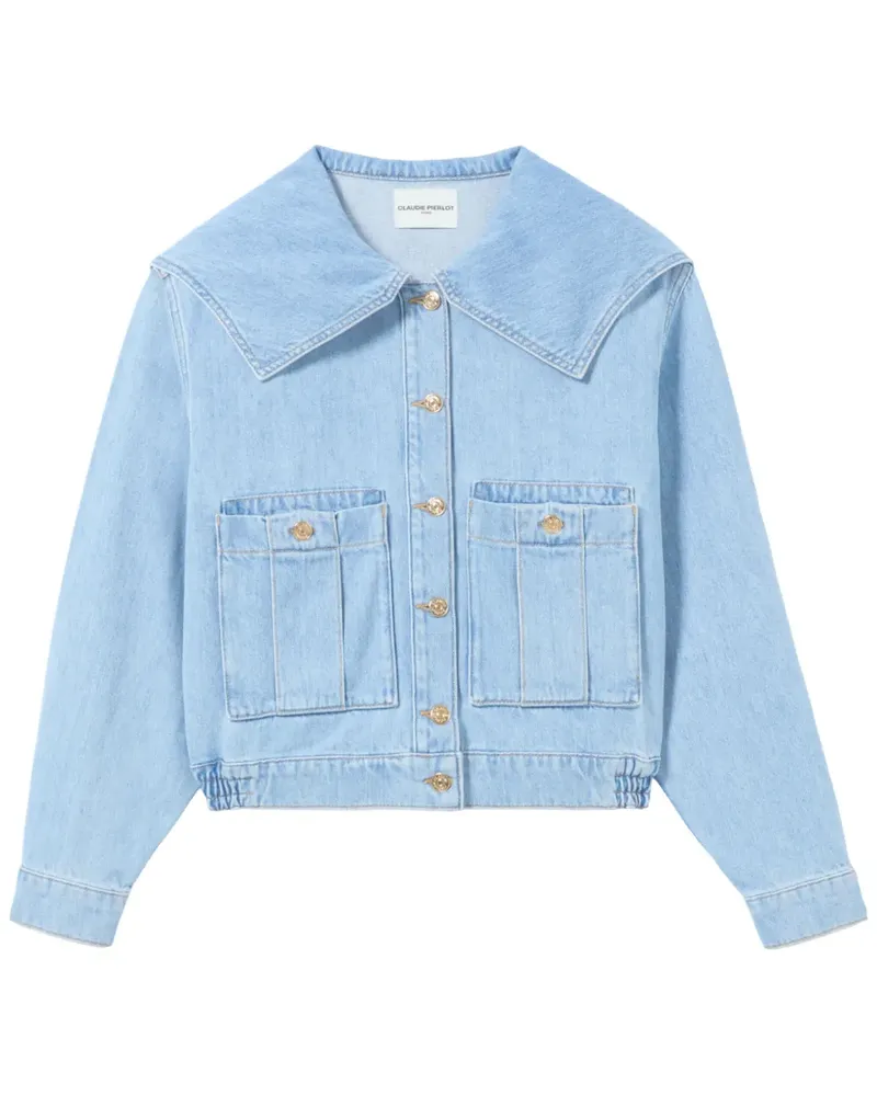 Claudie Pierlot Klassische Jeansjacke - Blau Blau