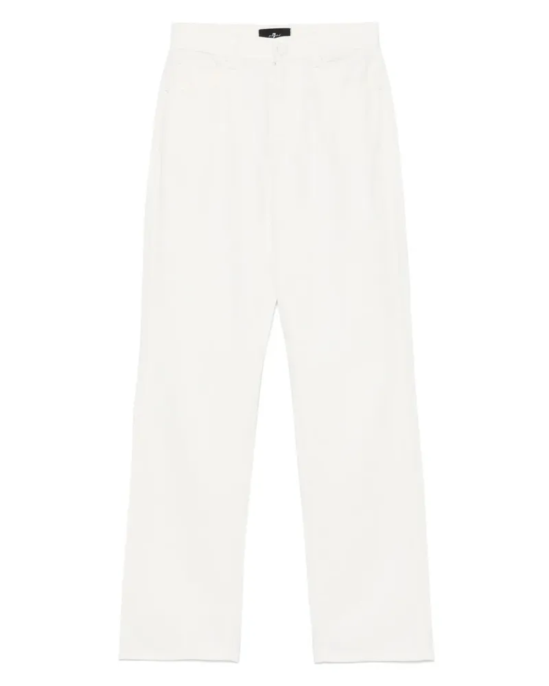 7 for all mankind Tess Hose - Weiß Weiß