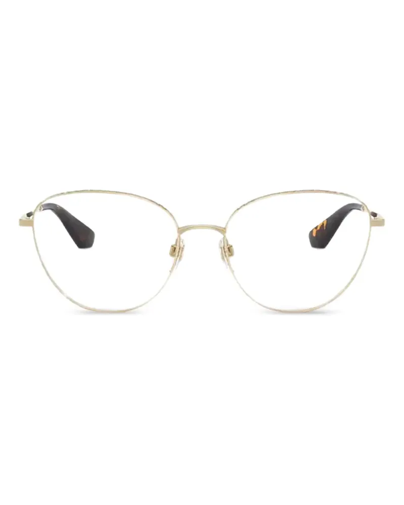 Burberry Brille mit rundem Gestell - Gold Gold