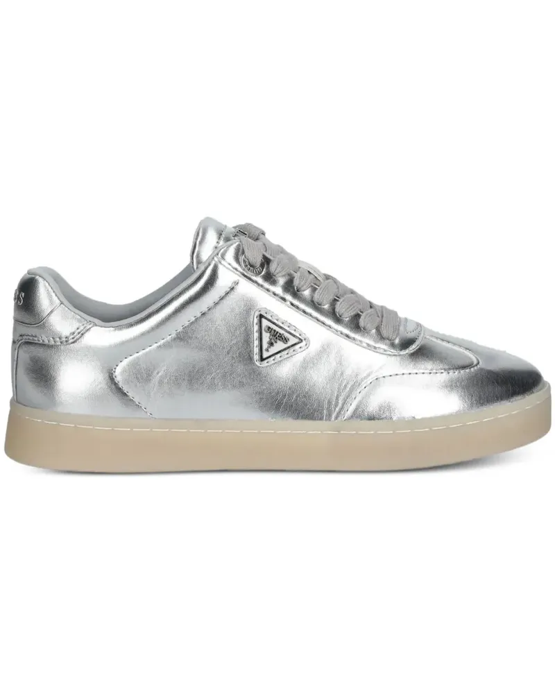 Guess Sneakers im Metallic-Look - Silber Silber