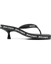 Palm Angels Flip-Flops mit Logo-Print Schwarz