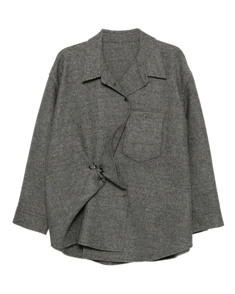 JNBY Jacke aus Wolle - Grau Grau