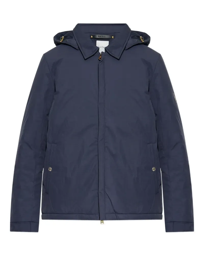 Paul Smith zip-fastening hooded jacket - Blau Blau