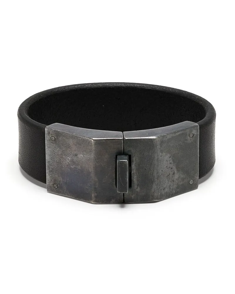Parts Of Four Box Lock Armband - Schwarz Schwarz