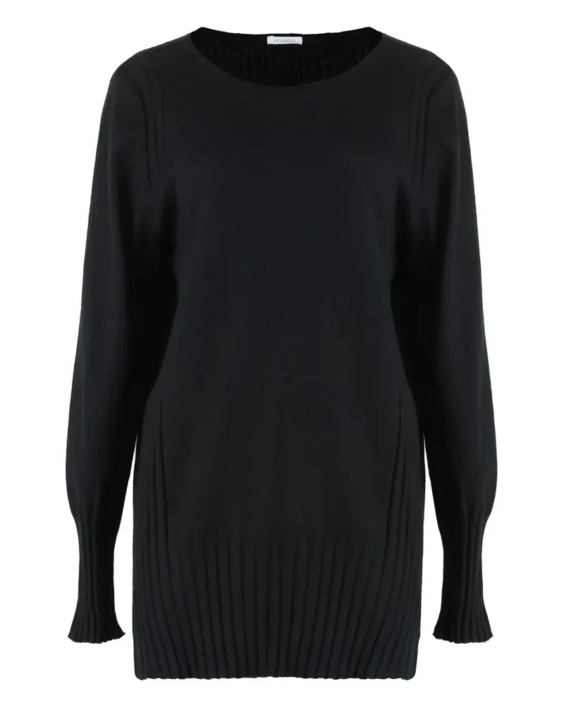 Malo Gestrickter Pullover - Schwarz Schwarz