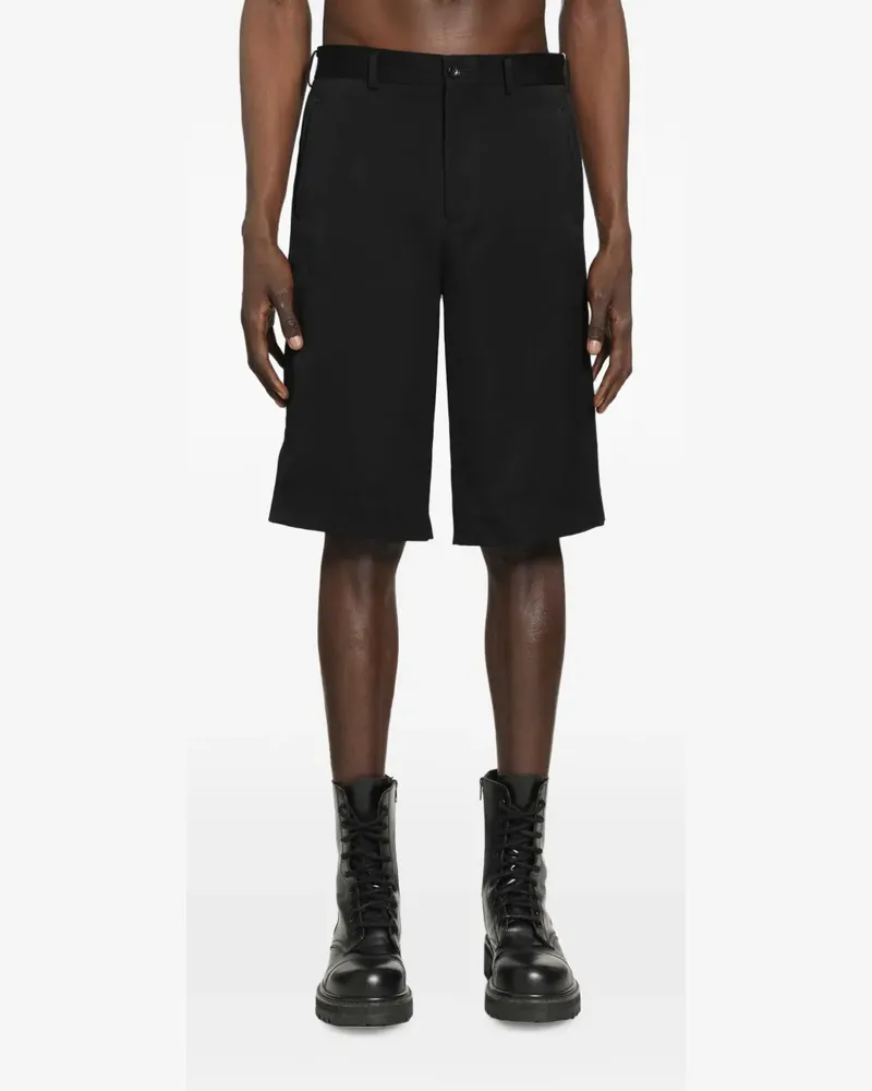Comme des Garçons Shorts mit Reißverschluss - Schwarz Schwarz