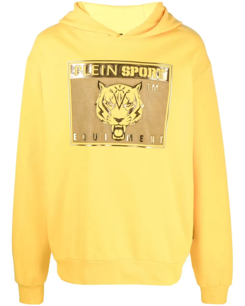 Philipp Plein Hoodie mit grafischem Print - Gelb Gelb