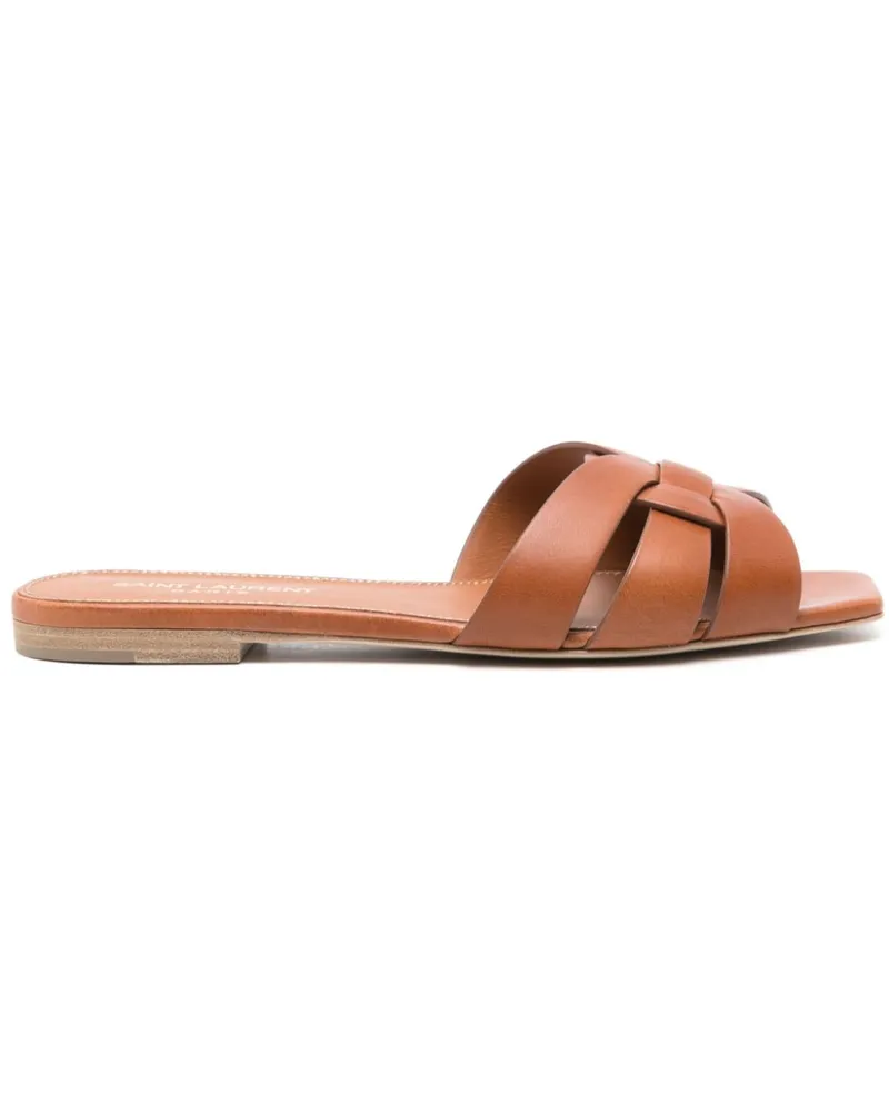 Saint Laurent Tribute' Sandalen - Braun Braun