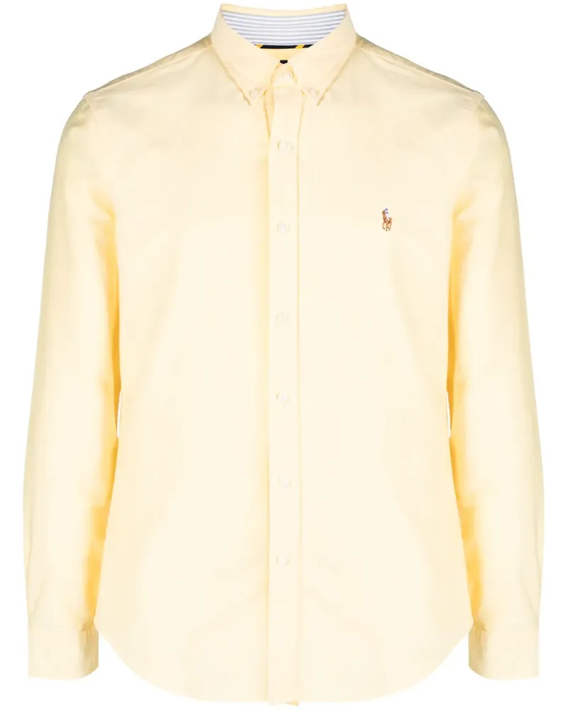 Ralph Lauren Hemd mit Logo-Stickerei - Gelb Gelb