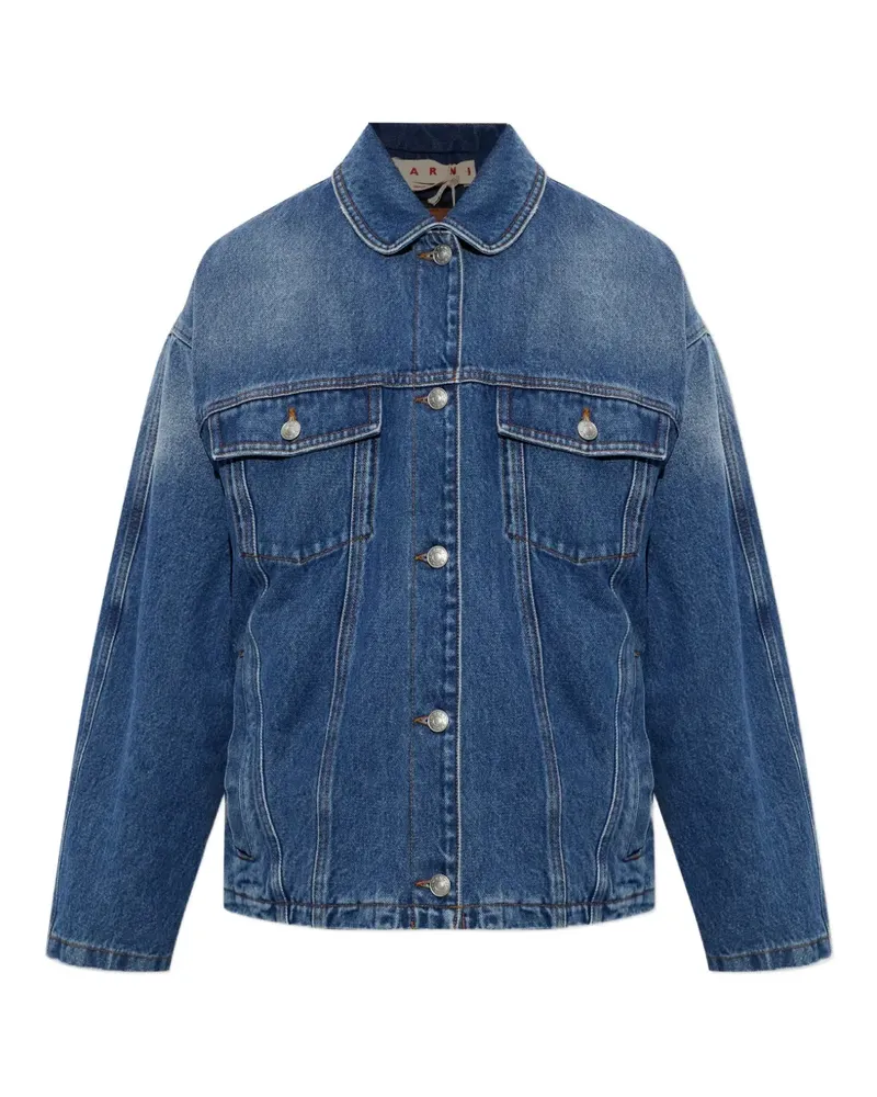 Marni Isolierte Jeansjacke - Blau Blau