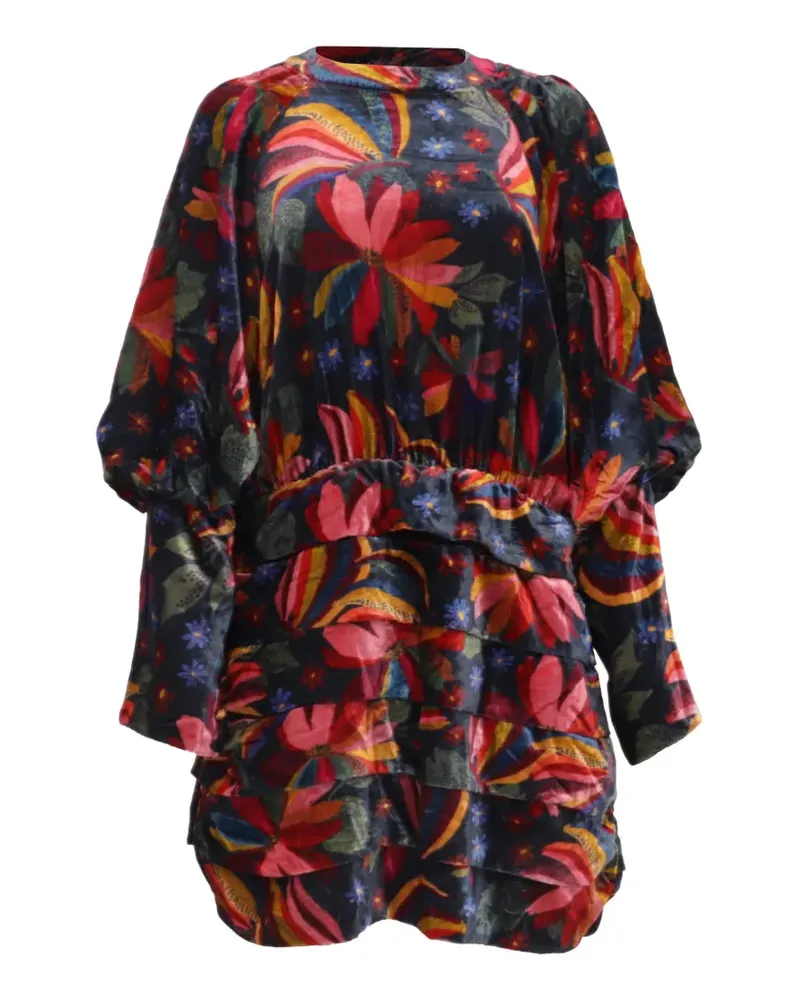 FARM Rio Kleid mit Print - Schwarz Schwarz