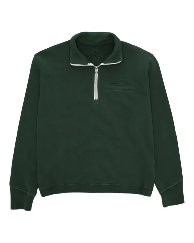 Fortela Princeton Pullover mit Reißverschluss - Grün Grün