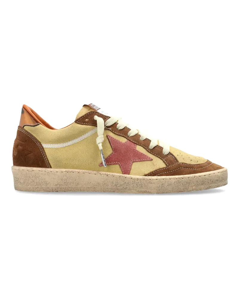Golden Goose Ball Star Sneakers mit Sternpatch - Nude Nude