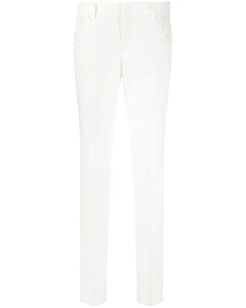 Zadig & Voltaire Hose mit Strass - Weiß Weiß