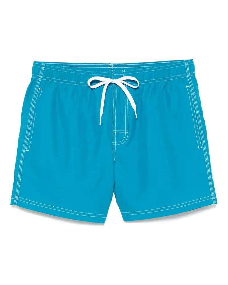 Sundek Badeshorts mit Streifen - Blau Blau