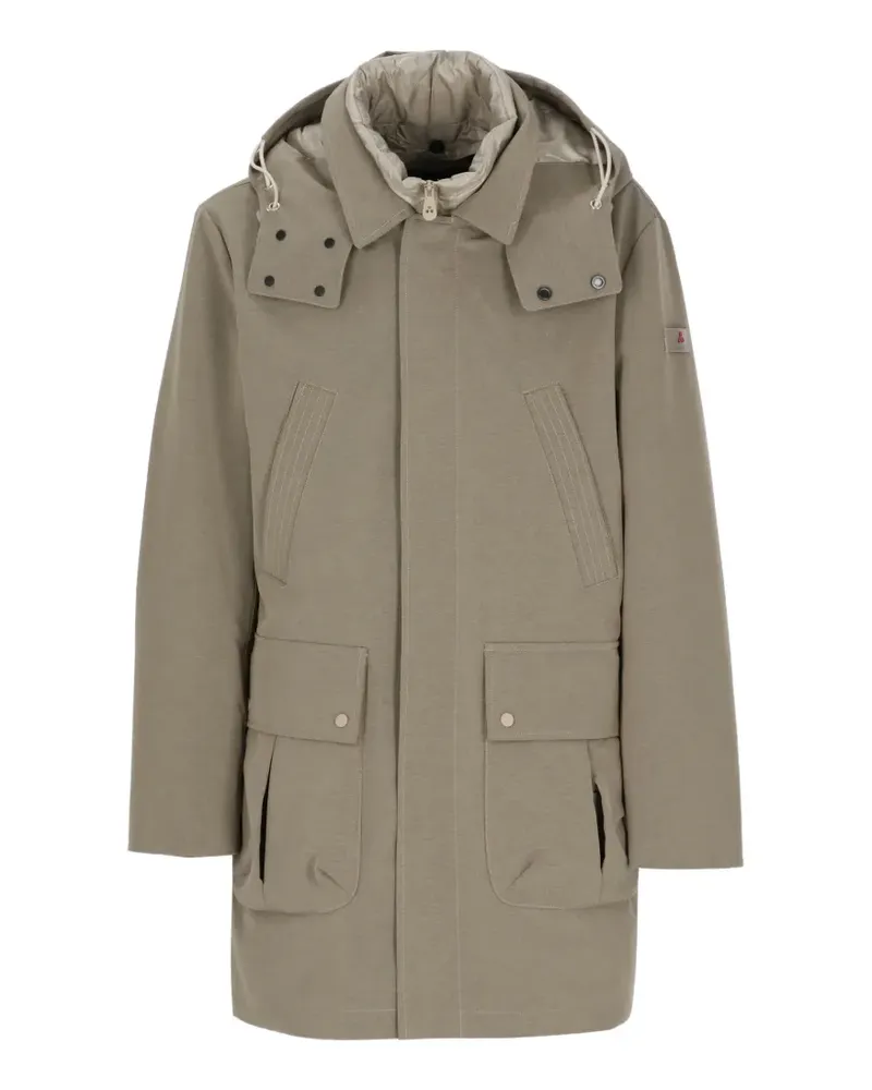 Peuterey hooded multi-pocket coat - Nude Nude