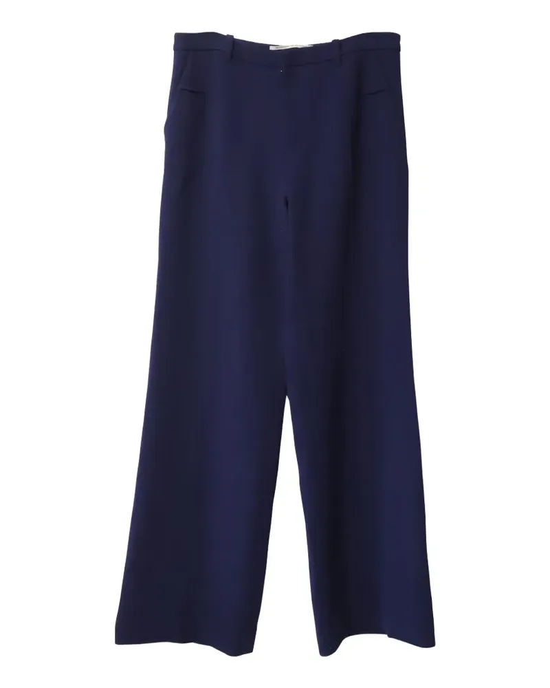 Roland Mouret wool pleated trousers - Blau Blau