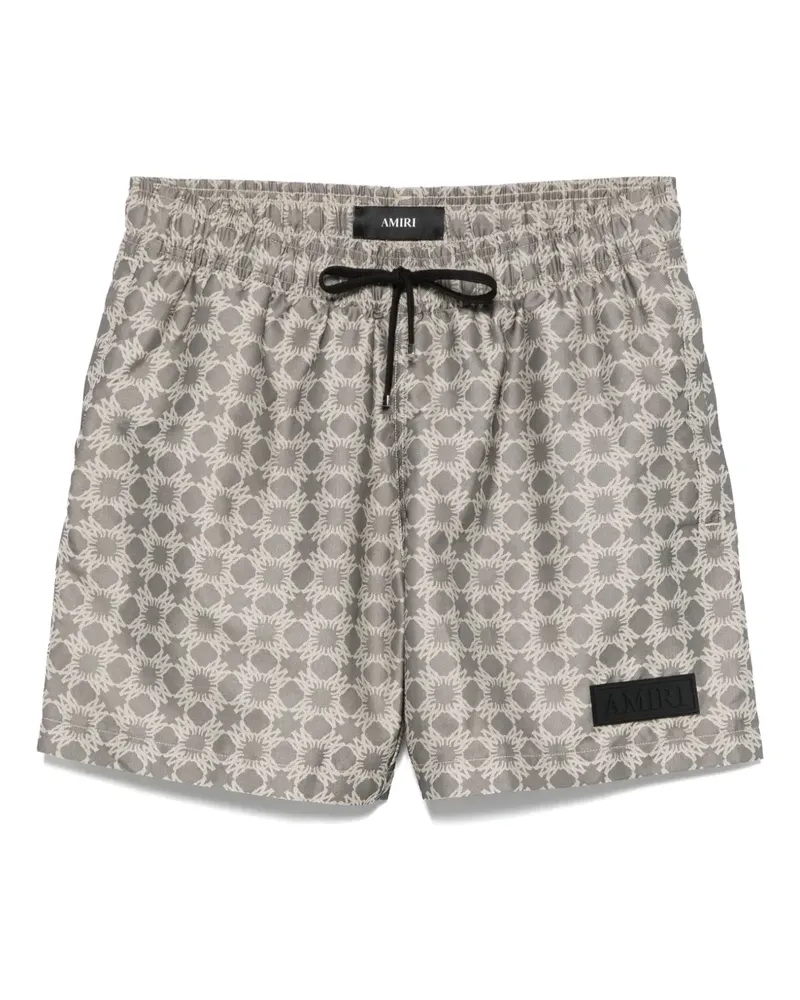 Amiri Badeshorts mit grafischem Print - Nude Nude