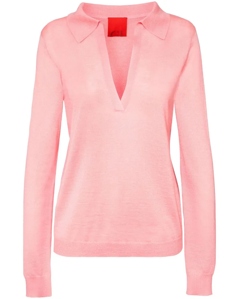 Cashmere In Love Lane Poloshirt - Rosa Rosa