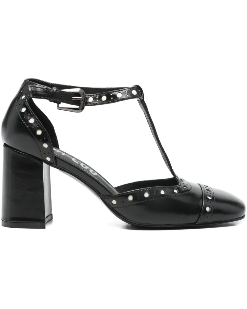 Bibi Lou studs-embellishment leather pumps - Schwarz Schwarz