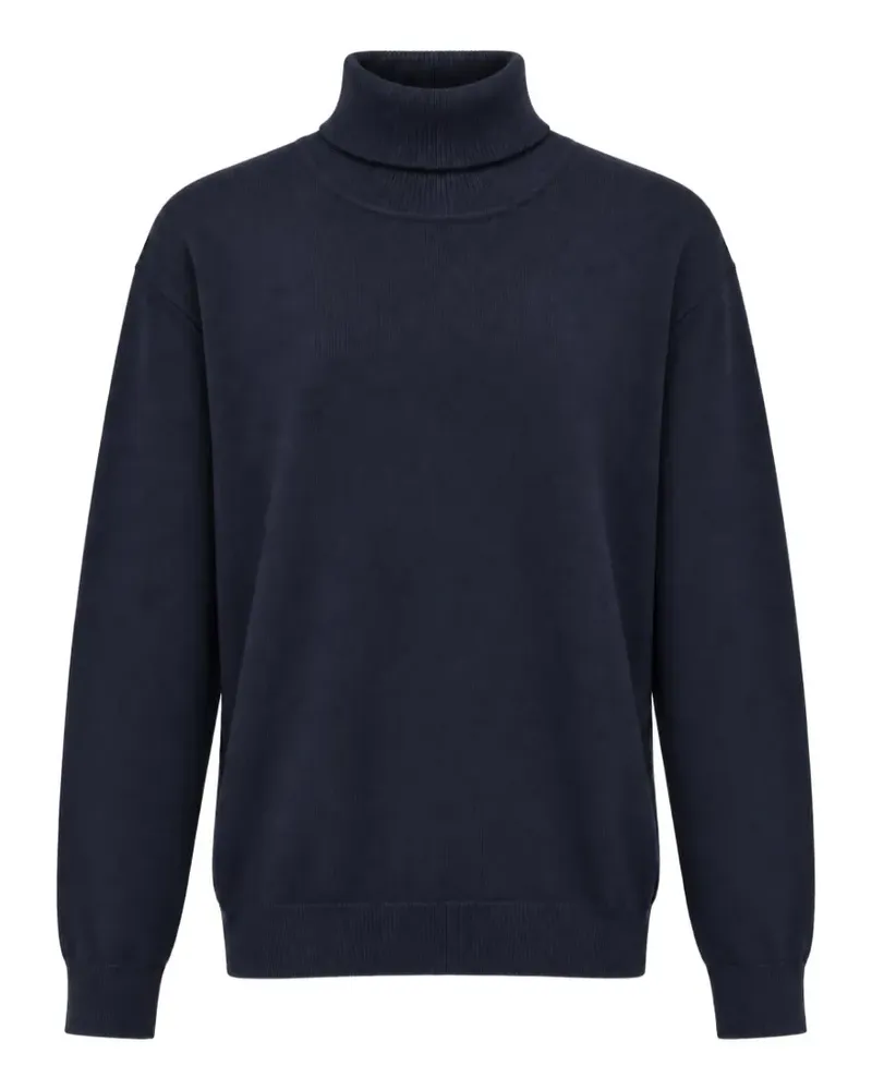 Emporio Armani pure virgin-wool rollneck jumper - Blau Blau