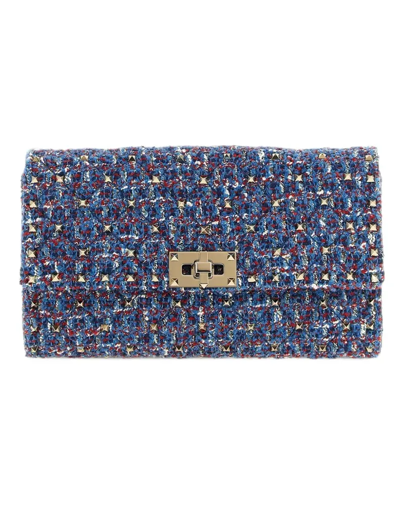 Valentino Garavani Rockstud Spike Schultertasche - Blau Blau
