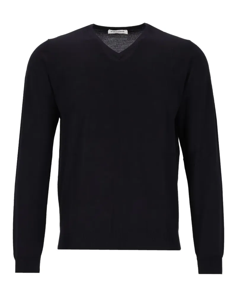 Al Duca D’Aosta 1902 Pullover mit V-Ausschnitt - Blau Blau