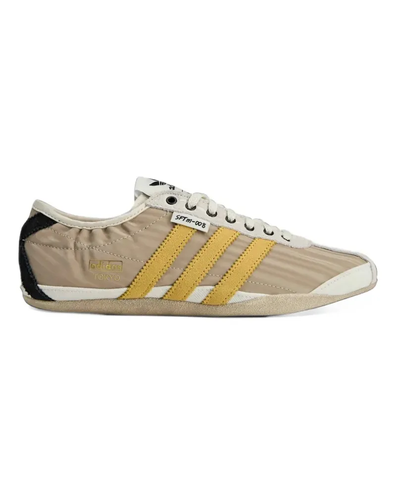 adidas SONG FOR THE MUTE TOKYO SNEAKERS IN OFF WHITE/PRELOVED YELLOW/CORE BLACK - Nude Nude