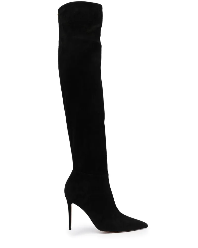Gianvito Rossi Stiefel 90mm - Schwarz Schwarz
