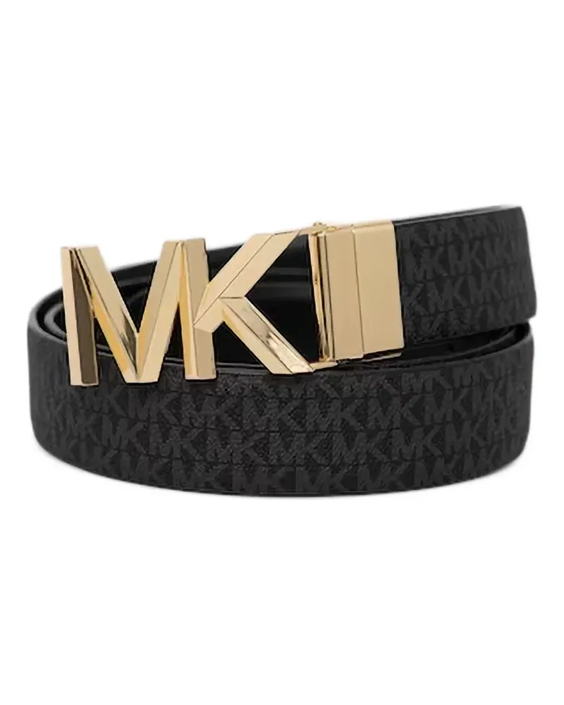 Michael Kors MK monogram-print belt - Schwarz Schwarz