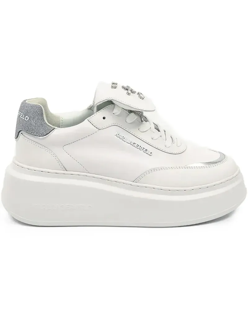 Karl Lagerfeld Anakapri Florastone Sneakers - Weiß Weiß