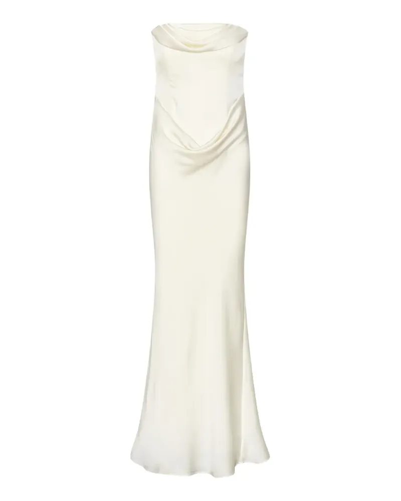 ROTATE Birger Christensen Schulterfreies Corsage-Maxikleid - Nude Nude