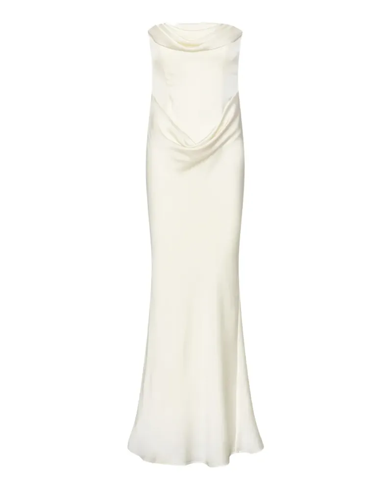 ROTATE Birger Christensen Schulterfreies Corsage-Maxikleid - Nude Nude
