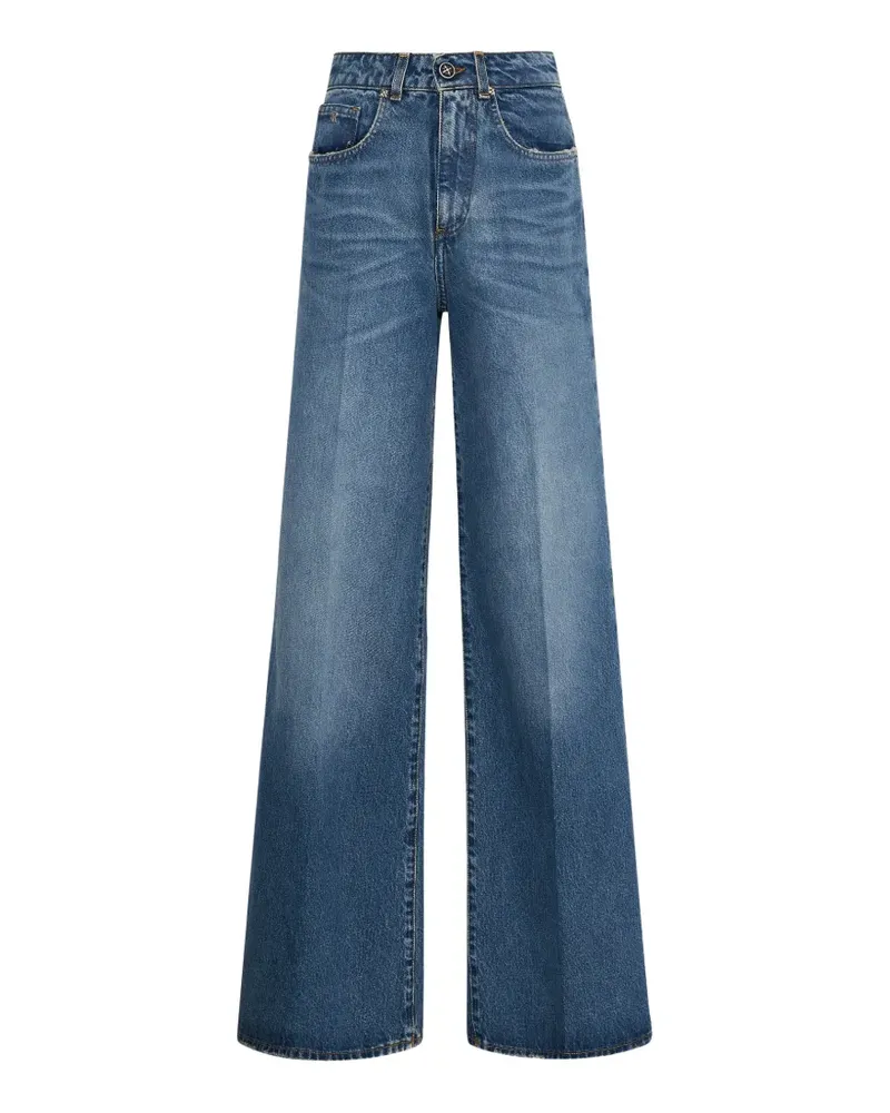 John Richmond Jeans mit weitem Bein - Blau Blau