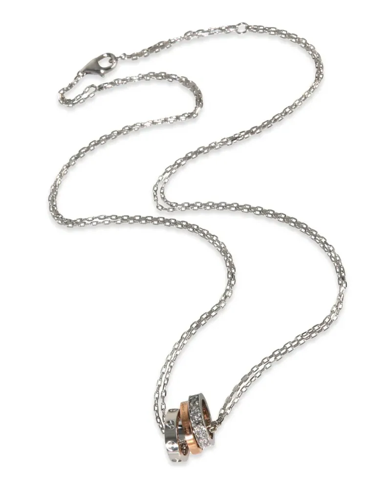 Cartier Love Halskette mit Diamanten - Weiß Weiß