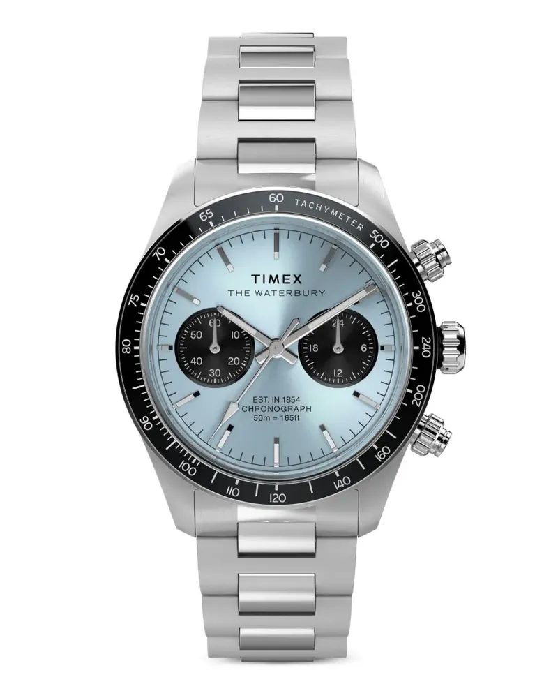 Timex Waterbury Heritage Chronograph 39mm - Blau Blau