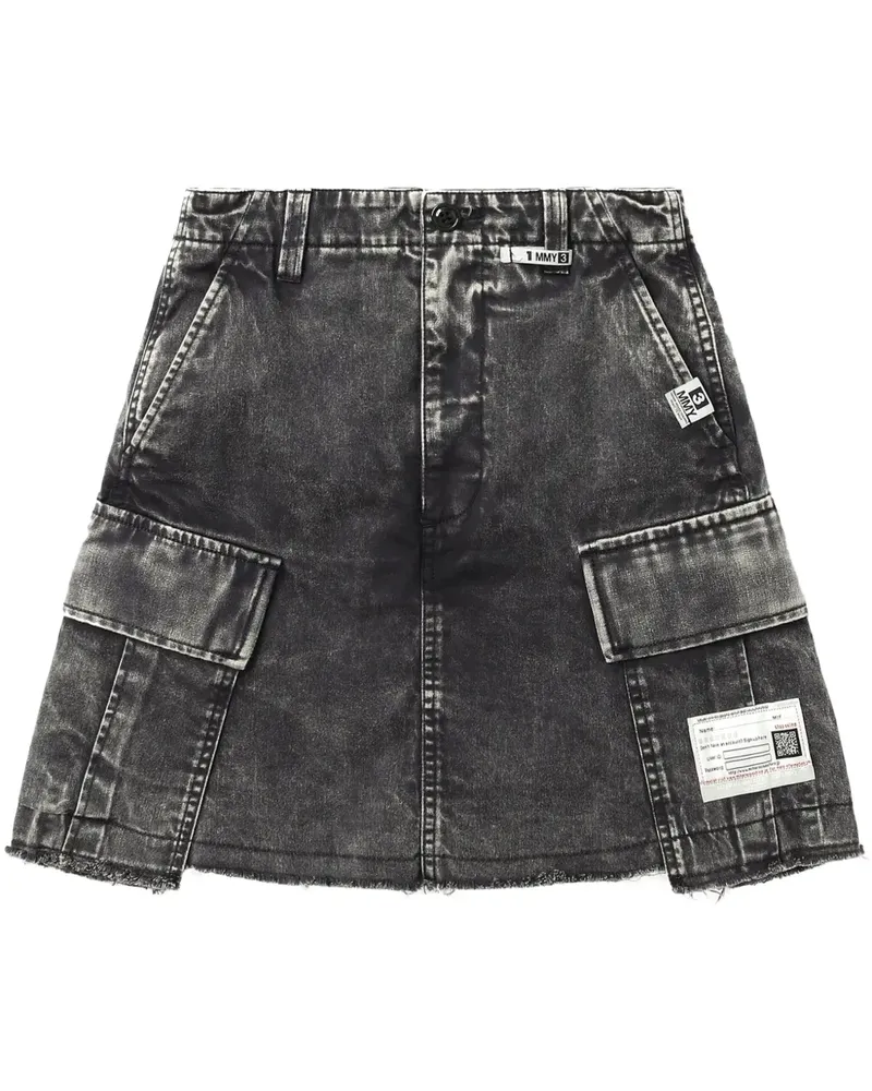 MIHARAYASUHIRO Military Cargo-Shorts - Schwarz Schwarz