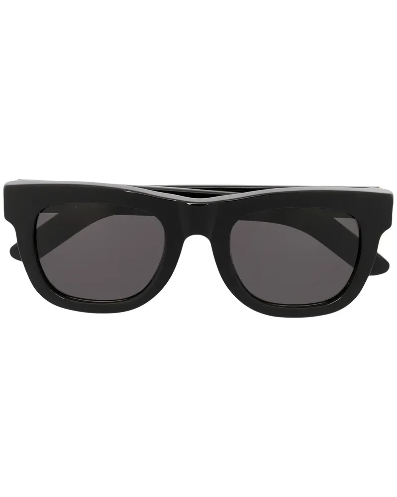 RETROSUPERFUTURE Sonnenbrille mit eckigem Gestell - Schwarz Schwarz
