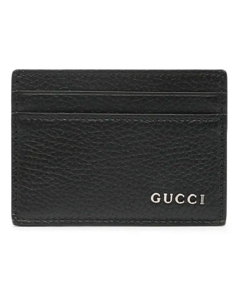 Gucci Kartenetui mit Logo - Schwarz Schwarz