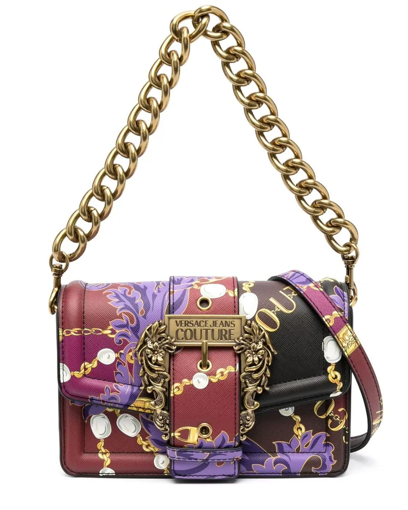 Versace Jeans Umhängetasche aus Faux-Leder - Rot Rot