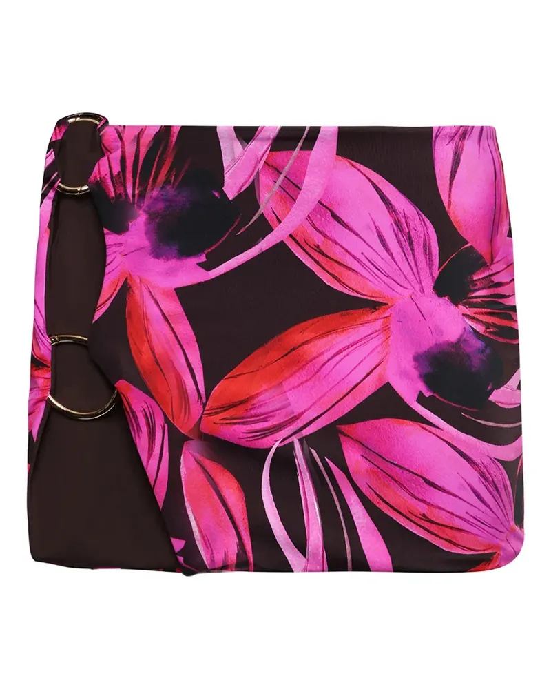 Louisa Ballou floral mini skirt - Rosa Rosa