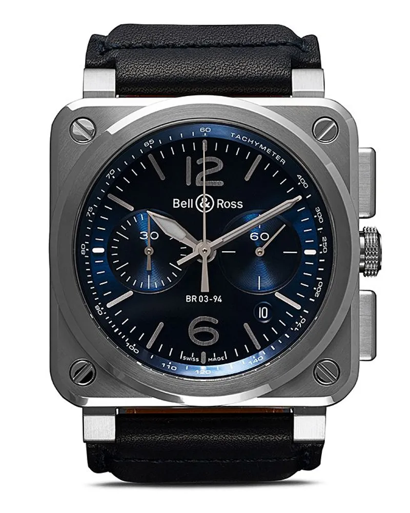 Bell & Ross BR 03-94 Blue Steel, 42mm - Blau Blau
