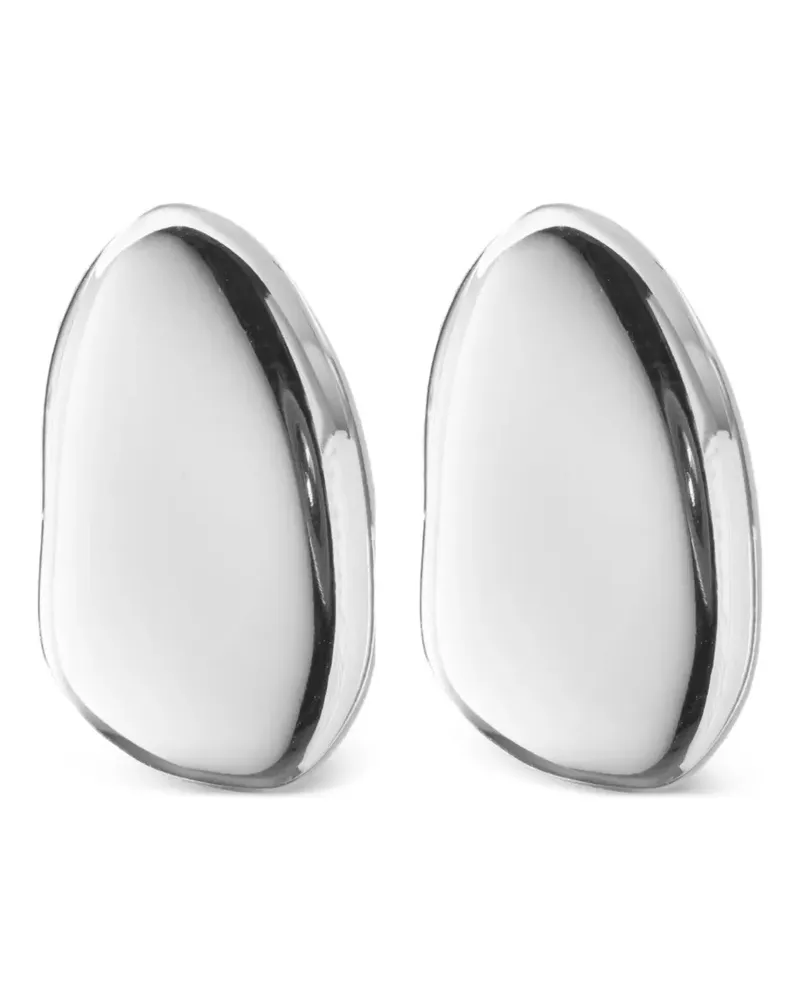 Federica Tosi stone lobe earrings - Silber Silber