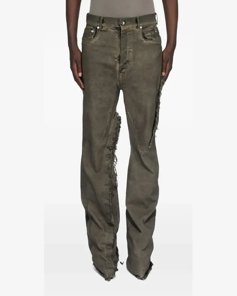 Rick Owens Ausgefranste Bolan Jeans - Braun Braun