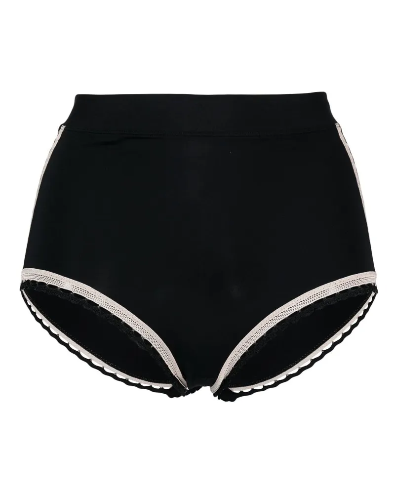 Eres Slip mit hohem Bund - Schwarz Schwarz