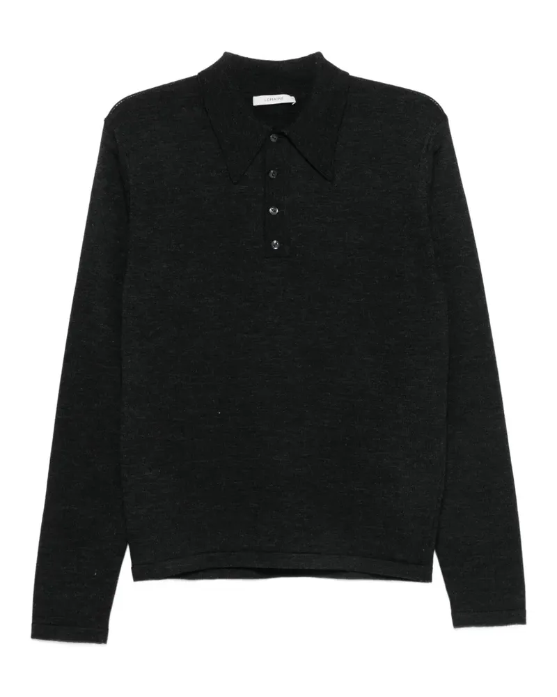 Christophe Lemaire Langärmeliger Pullover - Schwarz Schwarz