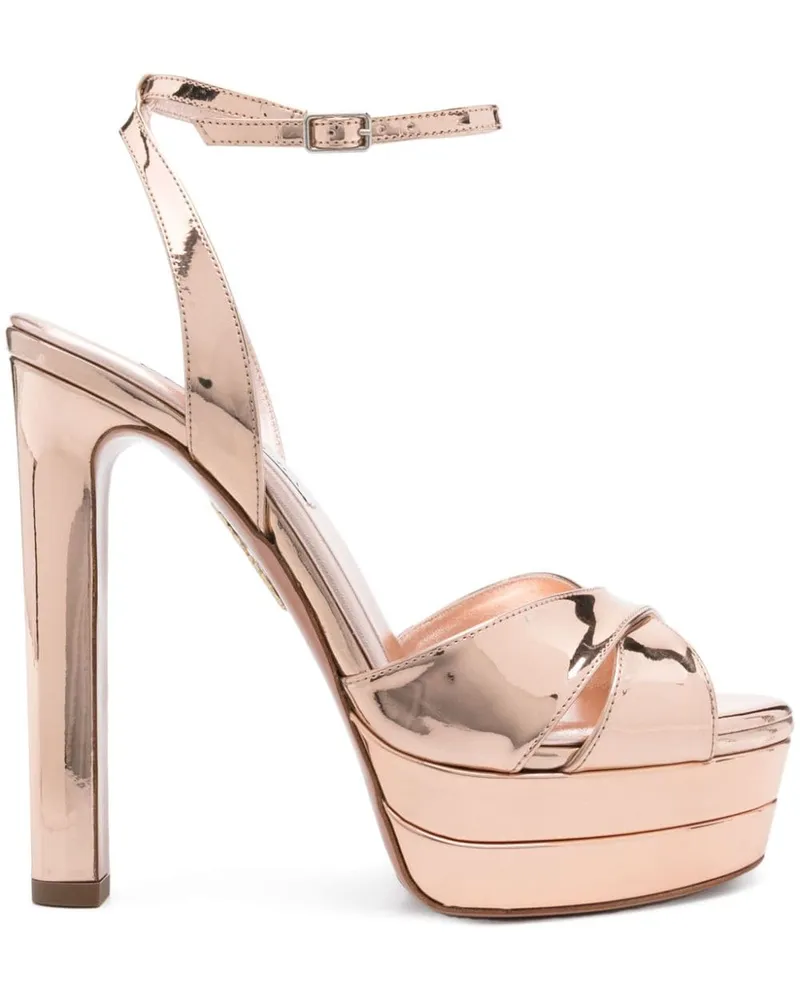 Aquazzura Divine Sandal Plateau-Sandalen 130mm - Rosa Rosa