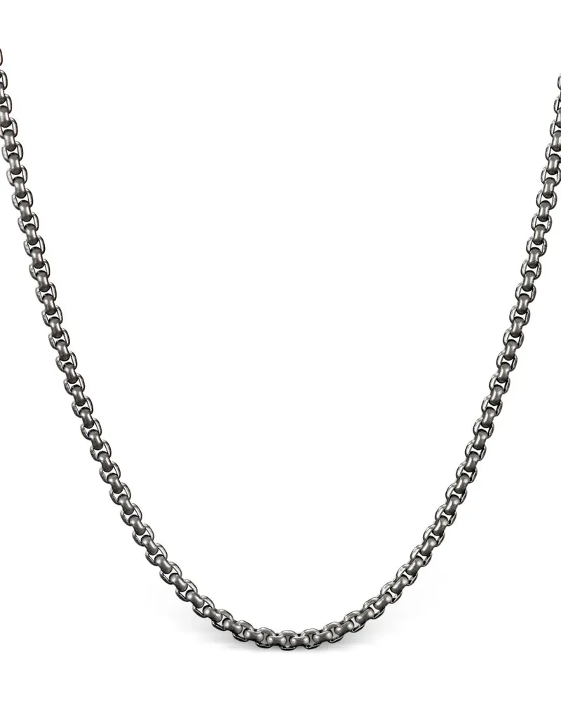 David Yurman Box Chain Halskette aus Sterlingsilber 2,7mm Silber