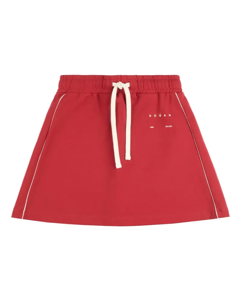 Hogan Minirock aus Stretch-Jersey - Rot Rot